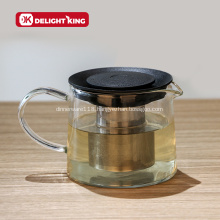 Glass Tea Kettle Borosilicate Glass Flower tea Pot